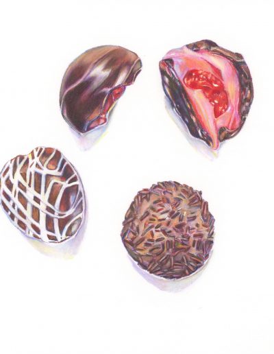 Kate Woodliff O'Donnell candy drawing