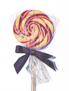 Kate Woodliff O'Donnell candy drawing