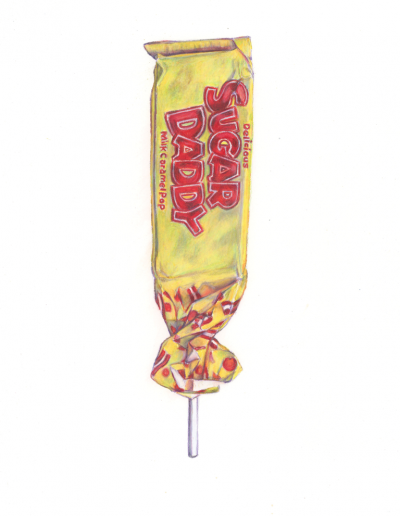 Kate Woodliff O'Donnell candy drawing