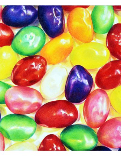 Kate Woodliff O'Donnell: jelly beans drawing